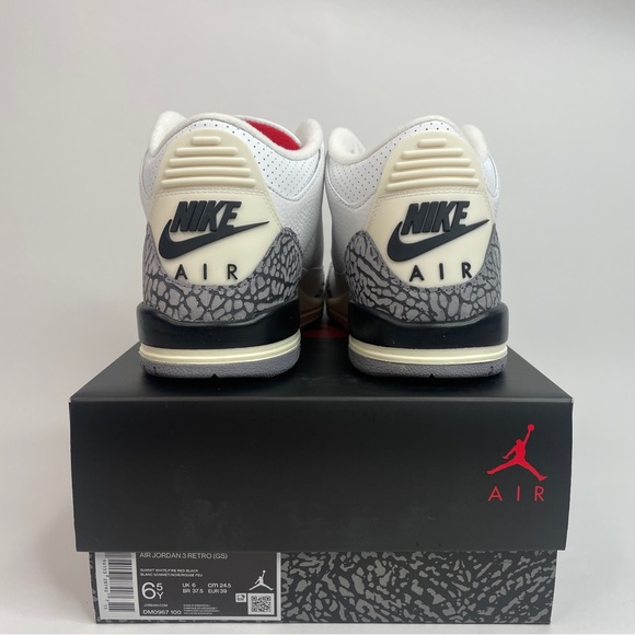 Nike Air Jordan 3 Retro GS Reimagined “White Cement” 2023 - Picture 4 of 4